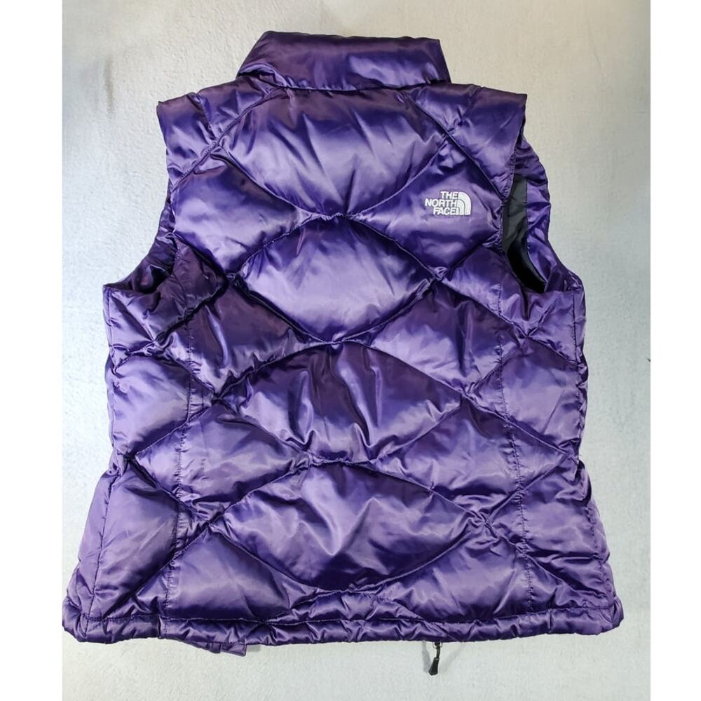 The North Face Aconcagua 550 Down Vest Women’s Small Purple Full Zip warm - Picture 9 of 9